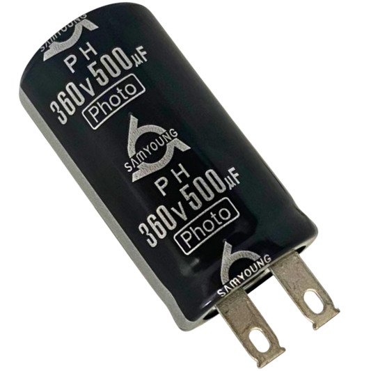 Capacitor Eletrolítico Snap-in 500uF 360V 25x46mm