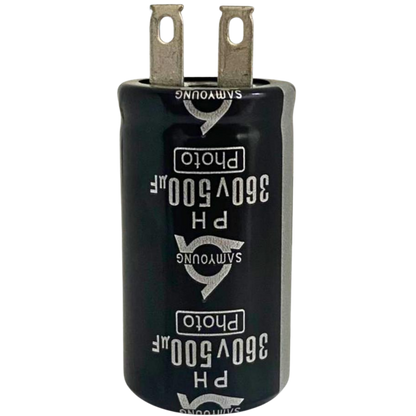 Capacitor Eletrolítico Snap-in 500uF 360V 25x46mm