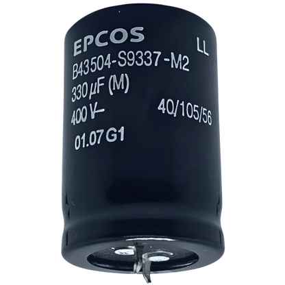Capacitor Eletrolítico Snap-in 330uF 400V 30x45mm