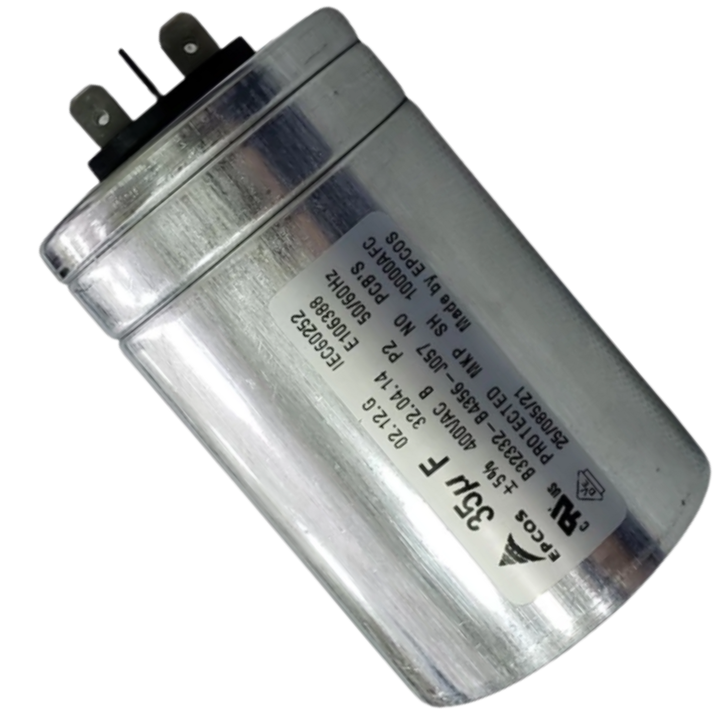 Capacitor De Partida 35uF 400V 45x93mm (Fast-on)