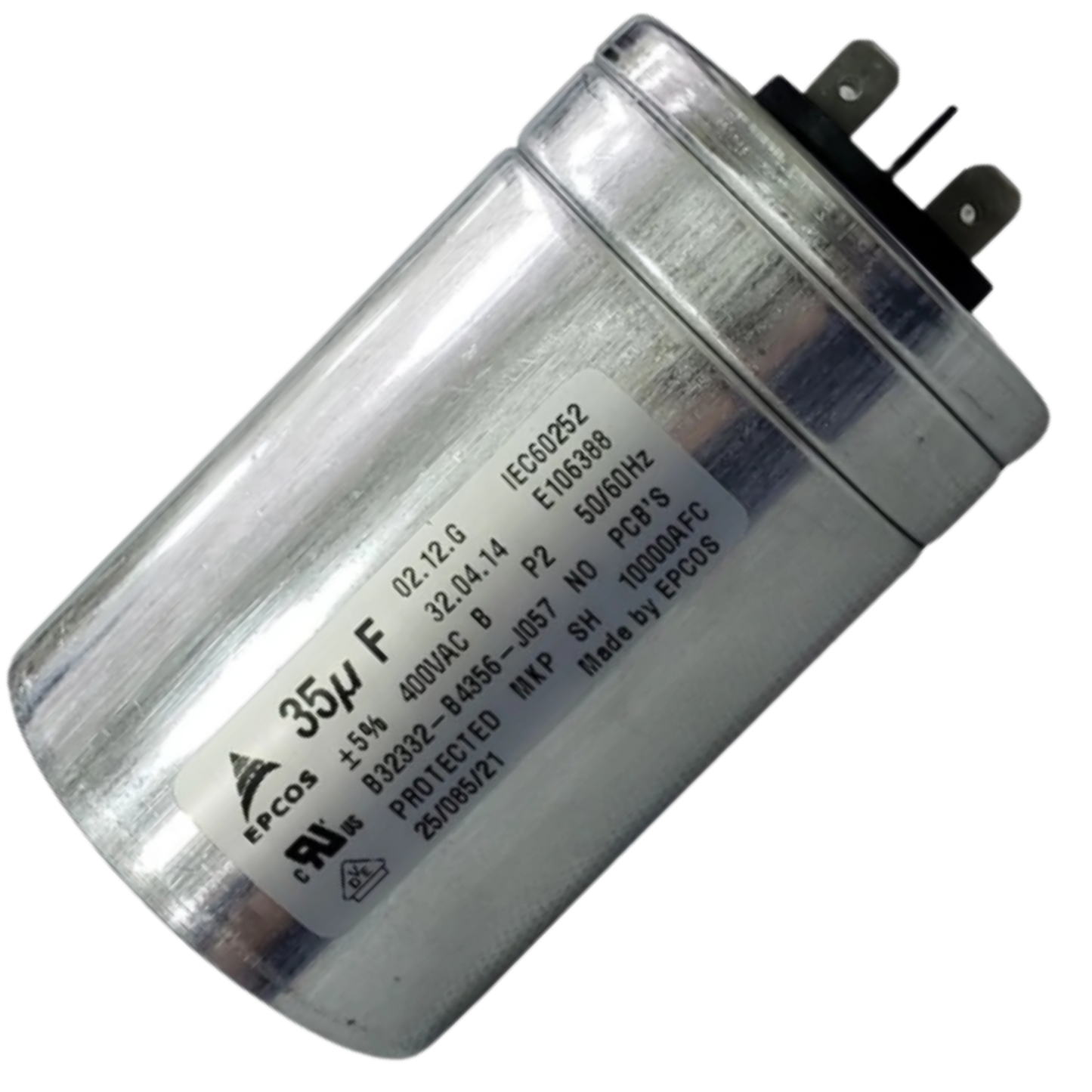 Capacitor De Partida 35uF 400V 45x93mm (Fast-on)