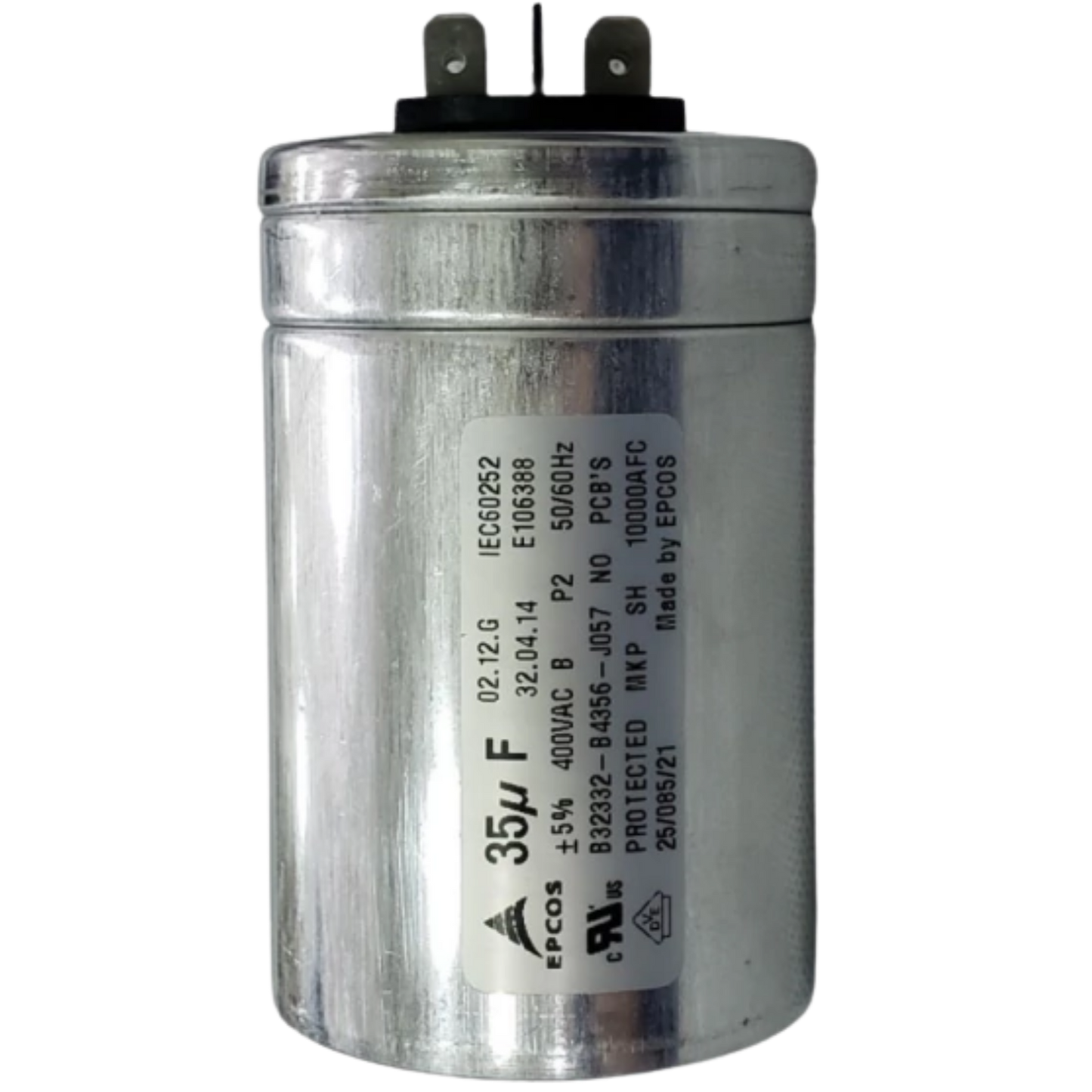 Capacitor De Partida 35uF 400V 45x93mm (Fast-on)