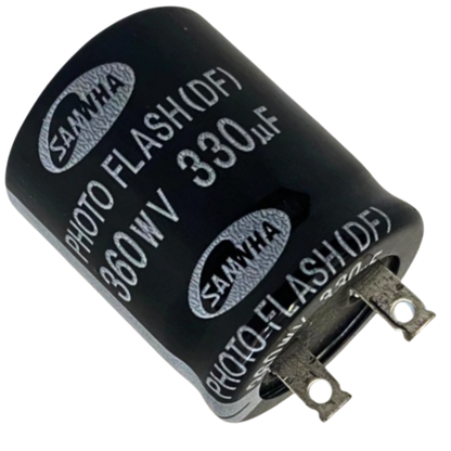 Capacitor Eletrolítico Snap-in 330uF 360V 25x31mm