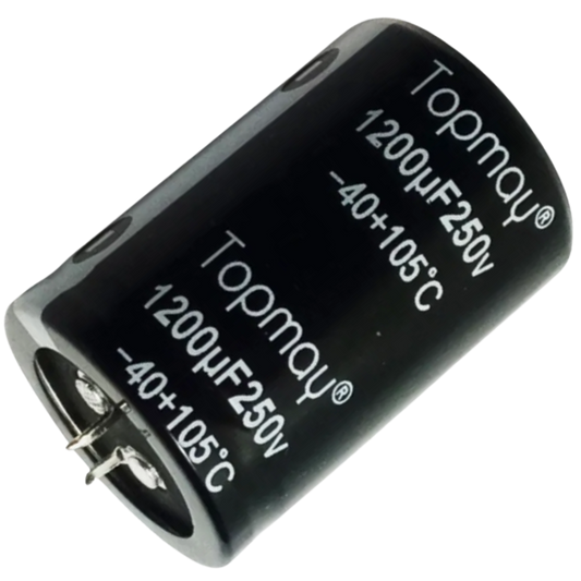 Capacitor Eletrolítico Snap-In 1200uF 250V 30x45mm