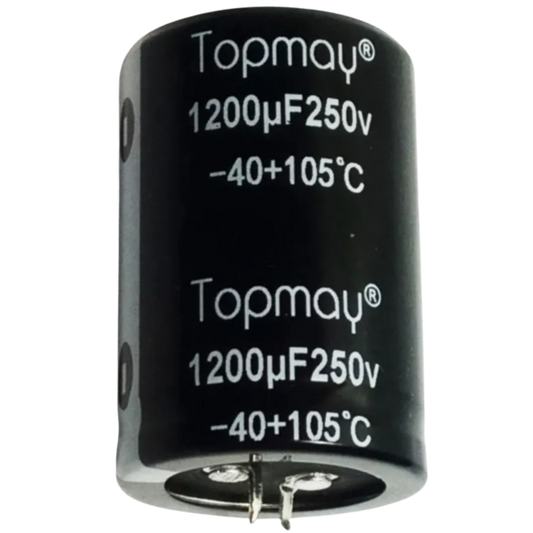Capacitor Eletrolítico Snap-In 1200uF 250V 30x45mm