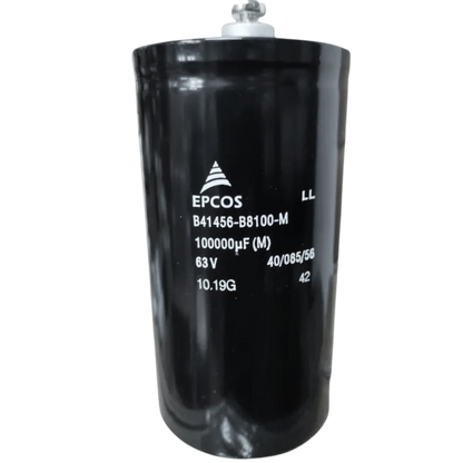 Capacitor Eletrolítico Giga 100000uF 63V 76x143mm