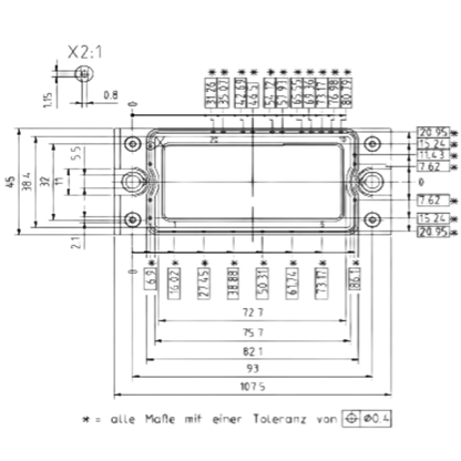 Módulo IGBT BSM20GP60 600V 20A