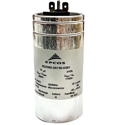 Capacitor De Partida PPM 15uF 660V 53x108mm (Fast-on)