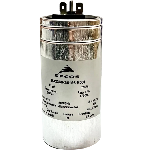 Capacitor De Partida PPM 15uF 660V 53x108mm (Fast-on)