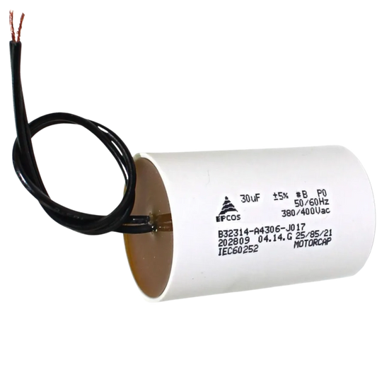 Capacitor De Partida 30uF 380/400V 45x70mm (2Fios)
