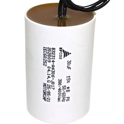 Capacitor De Partida 30uF 380/400V 45x70mm (2Fios)