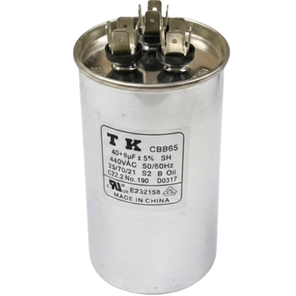 Capacitor De Partida 40uF+8uF 440V 55x105mm (Fast-on)