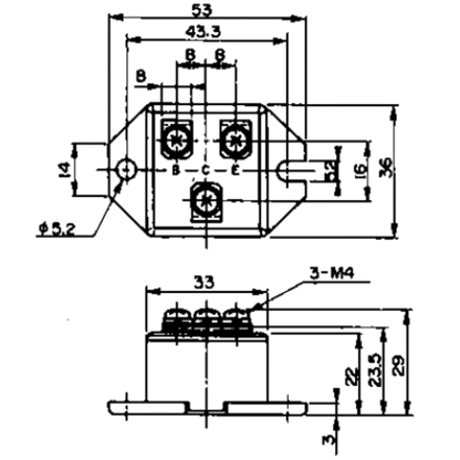 Módulo IGBT ETG81-050A 800V 50A