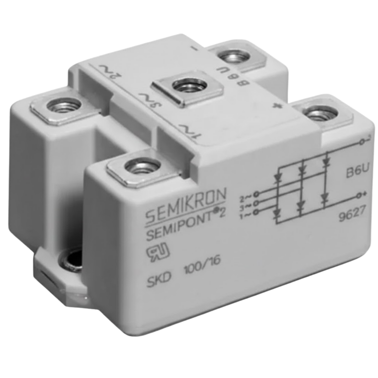 Ponte Retificadora SKD100/16E 1600V 100A