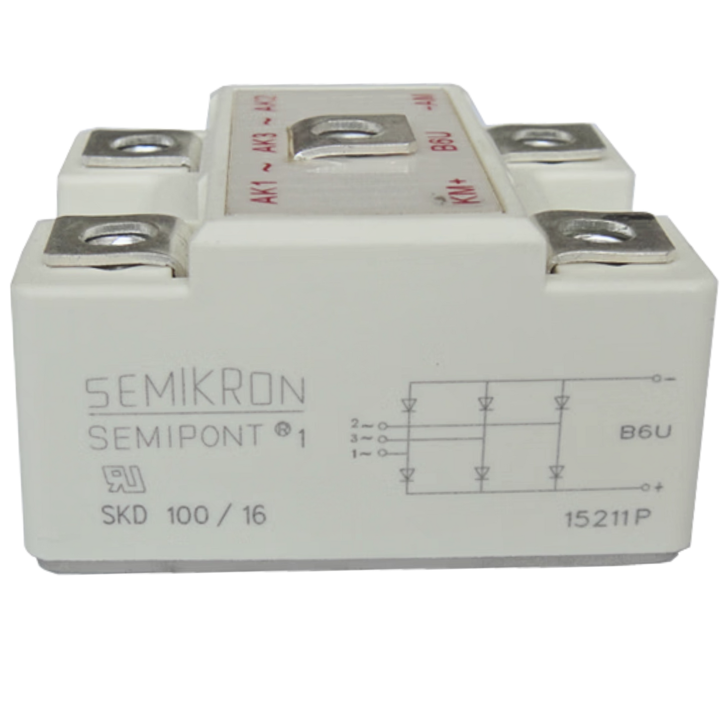 Ponte Retificadora SKD100/16E 1600V 100A