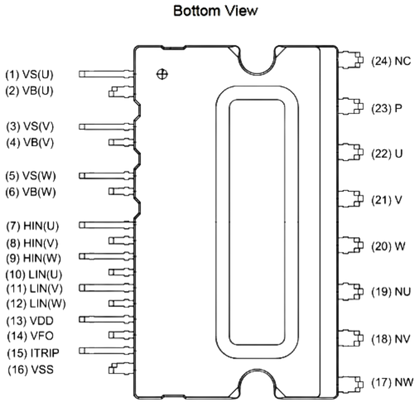 Módulo Controlador e Drive IGCM15F60GA 600V 15A