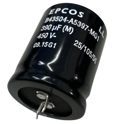 Capacitor Eletrolítico Snap-in 390uF 450V 35x45mm
