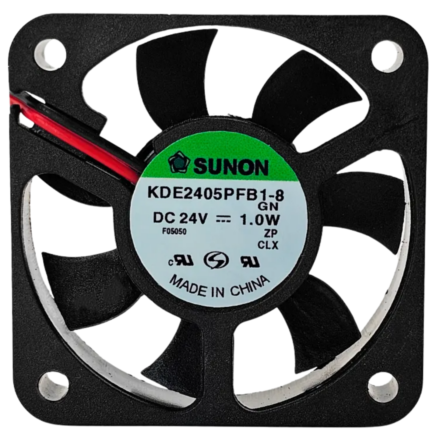 Microventilador KDE2405PFB1-8 24VDC 0,04A 50x50x10mm