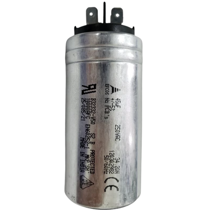 Capacitor De Partida 45uF 250V 40x80mm (Fast-on)
