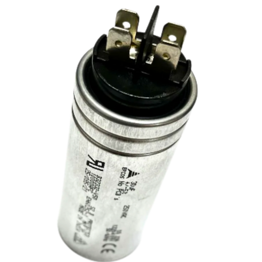 Capacitor De Partida 30uF 250V 40x80mm (Fast-on)