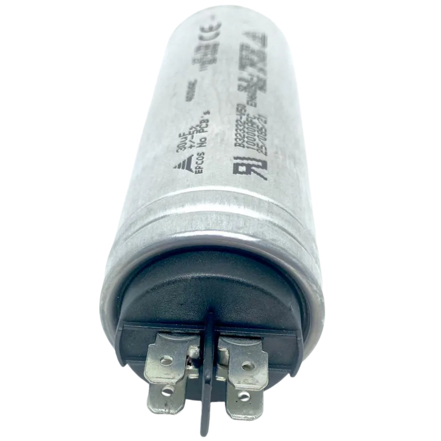 Capacitor De Partida 30uF 250V 40x80mm (Fast-on)