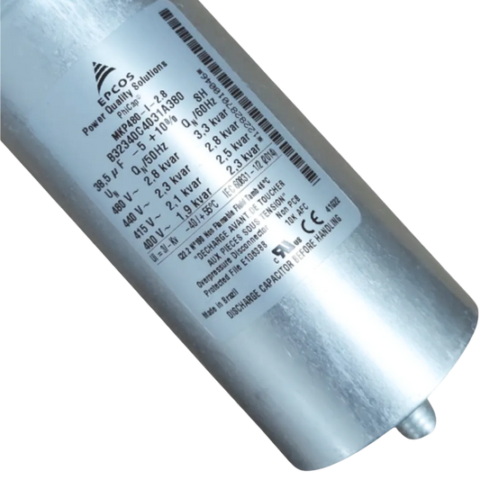 Capacitor Phicap 38,5uF 480V 3,3kVar B32340-C4031-A 64x142mm