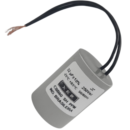 Capacitor De Partida 32uF 250V 35x49mm (2Fios)