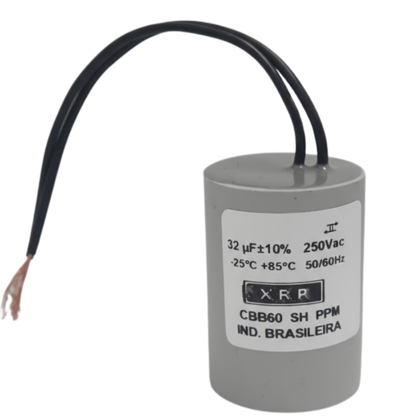 Capacitor De Partida 32uF 250V 35x49mm (2Fios)