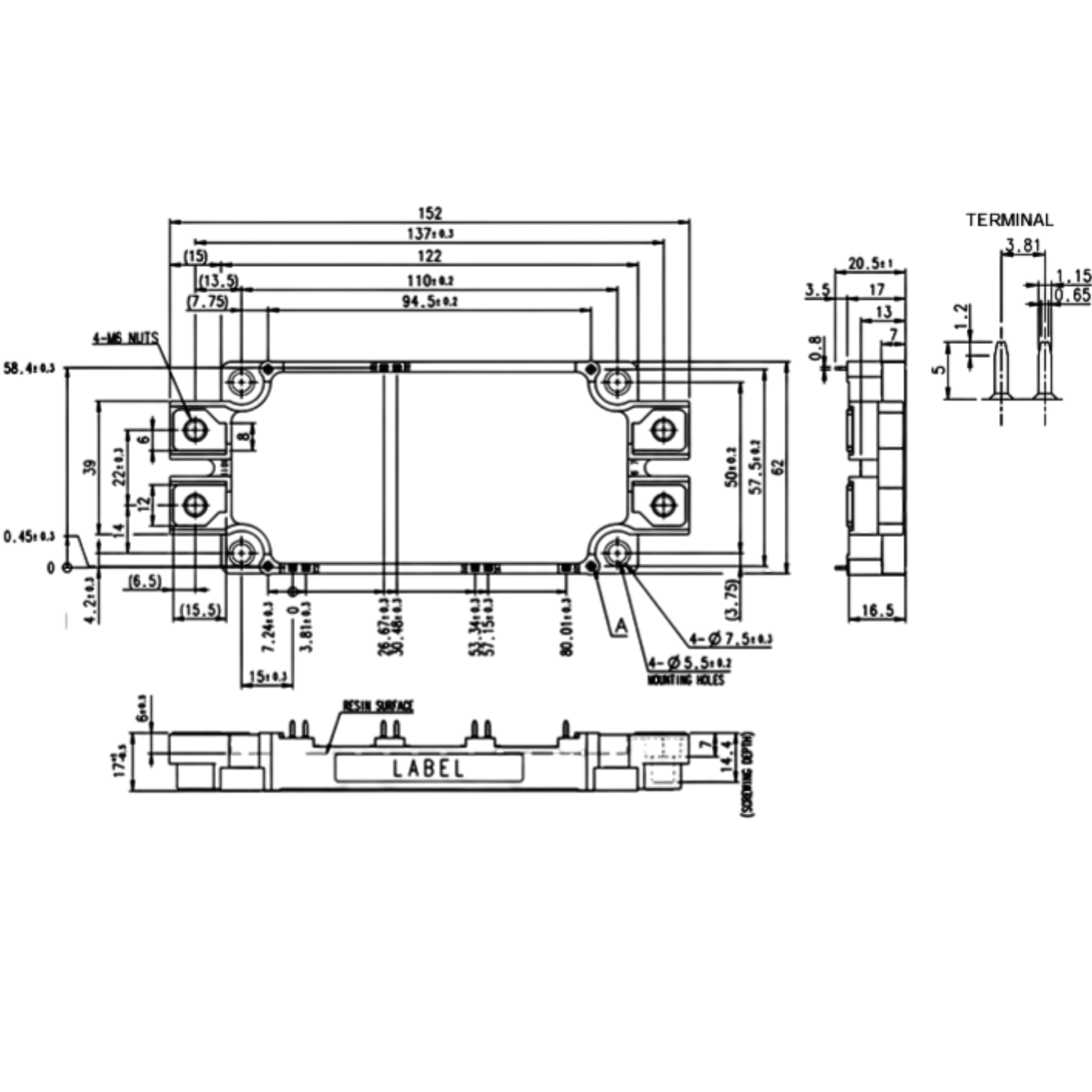 Módulo Tiristor CM600DX-24T 1200V 600A