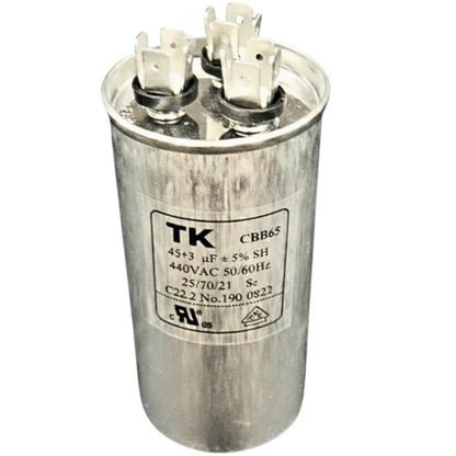 Capacitor De Partida 45uF+3uF 440V 55x105mm (Fast-on)