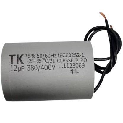 Capacitor De Partida 12uF 380/400V 35x47mm (2Fios)