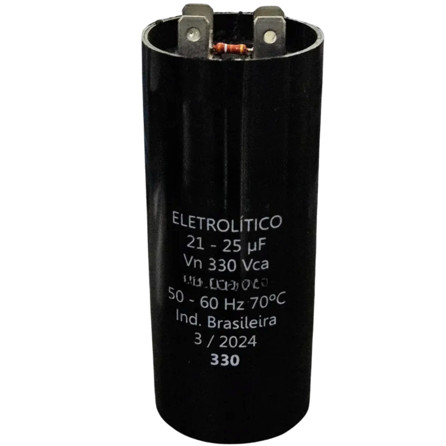 Capacitor De Partida 21uF-25uF 330V 45x85mm (Fast-on)