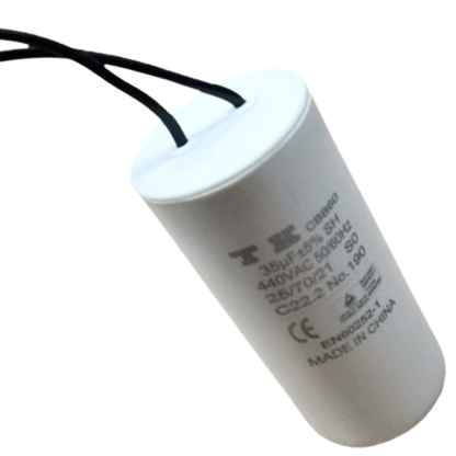 Capacitor De Partida 35uF 440V 38x76mm (2Fios)