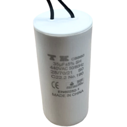 Capacitor De Partida 35uF 440V 38x76mm (2Fios)