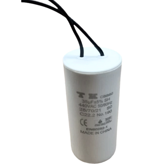 Capacitor De Partida 35uF 440V 38x76mm (2Fios)