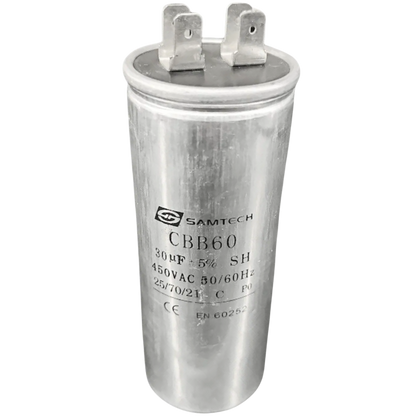 Capacitor De Partida 30uF 450V 40x100mm (Fast-on)