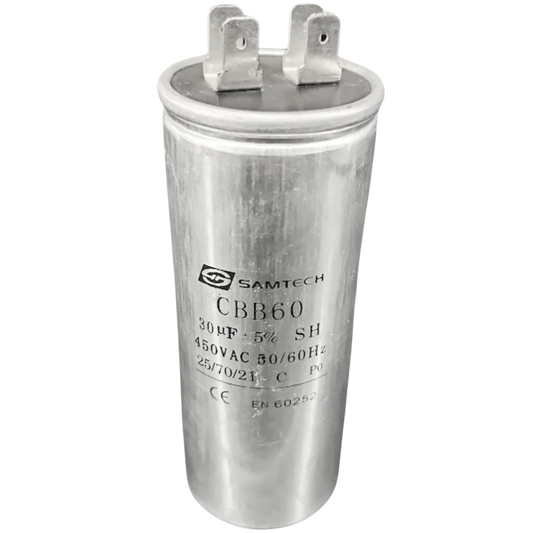 Capacitor De Partida 30uF 450V 40x100mm (Fast-on)