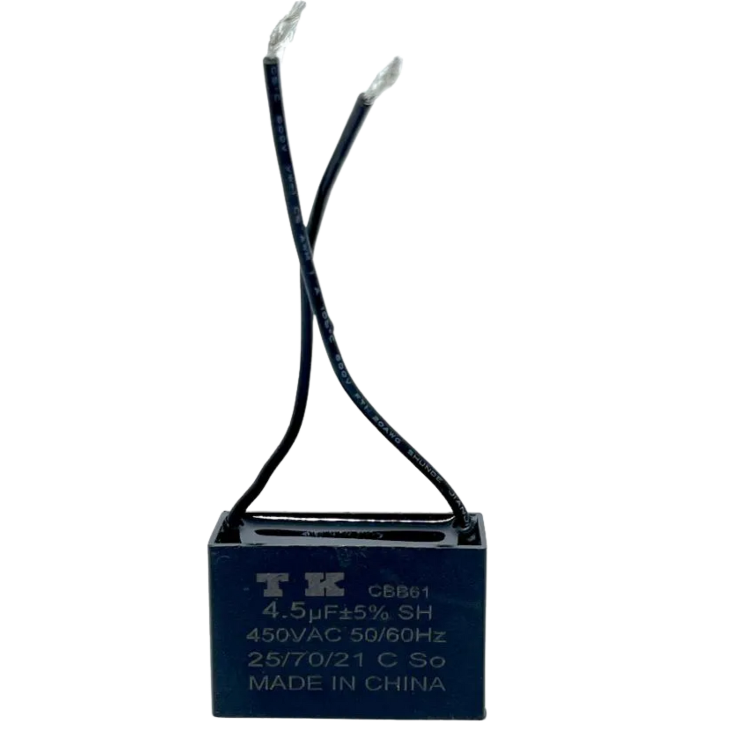 Capacitor de Partida CBB61 4,5uF 450V (2Fios)