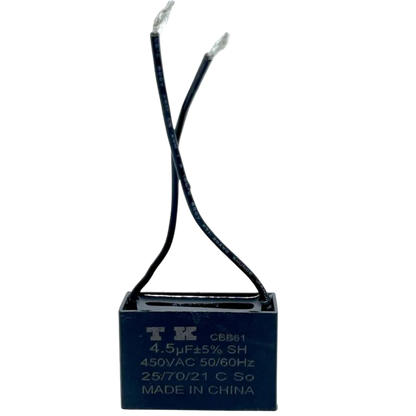Capacitor de Partida CBB61 4,5uF 450V (2Fios)