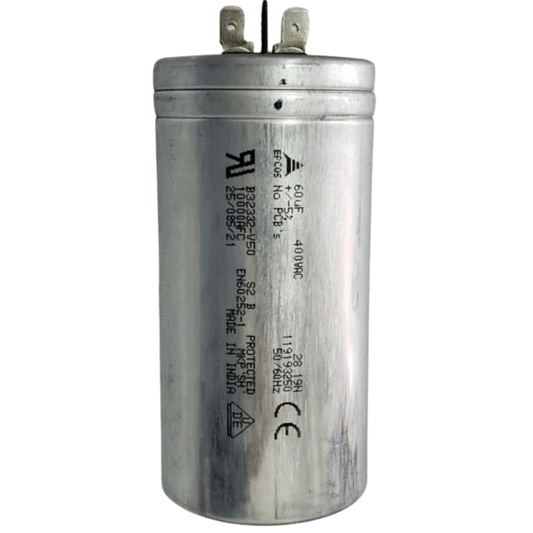 Capacitor De Partida 60uF 400V 53x105mm (Fast-on)