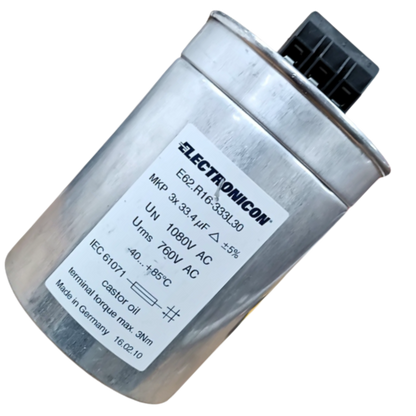 Capacitor Trifásico 33,4uF 1080V 120x165mm