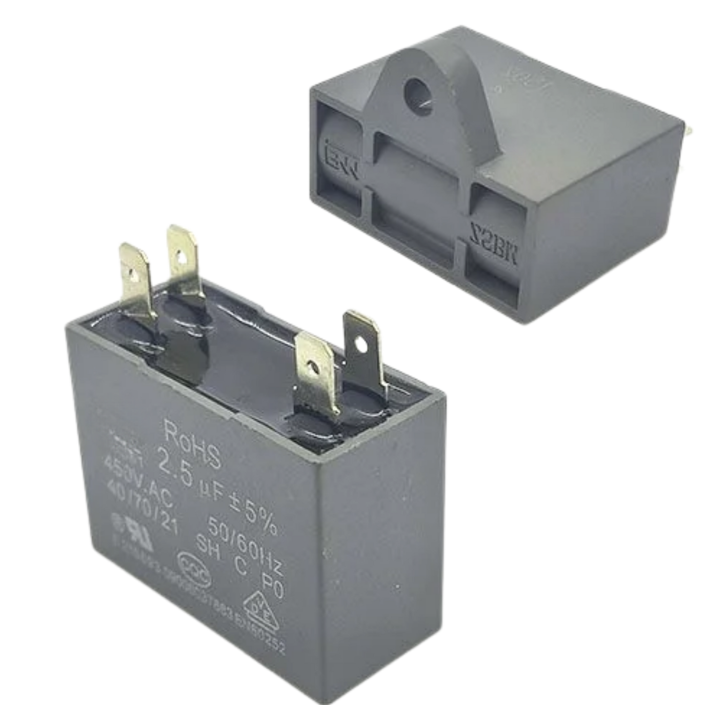 Capacitor De Partida CBB61 2,5uF 450V (Fast-on)