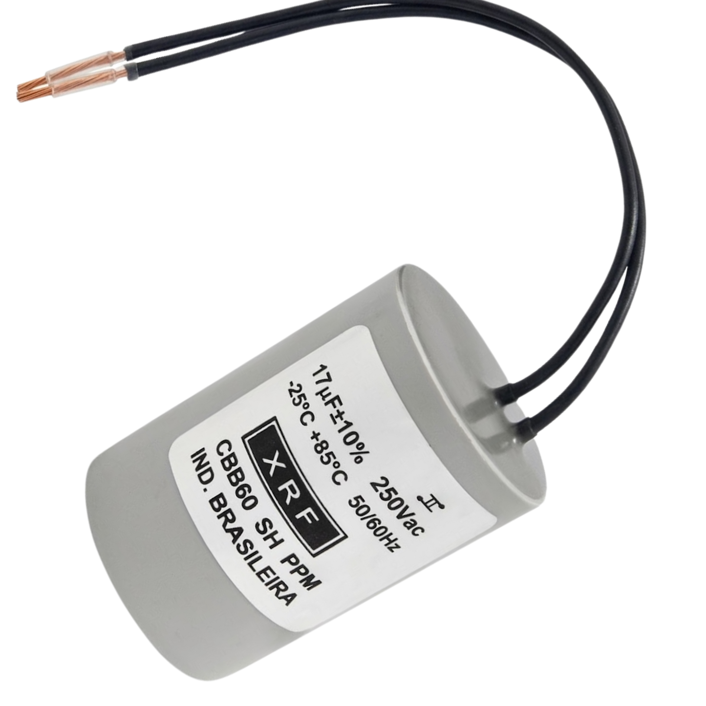 Capacitor De Partida 17uF 250V 26x47mm (2Fios)