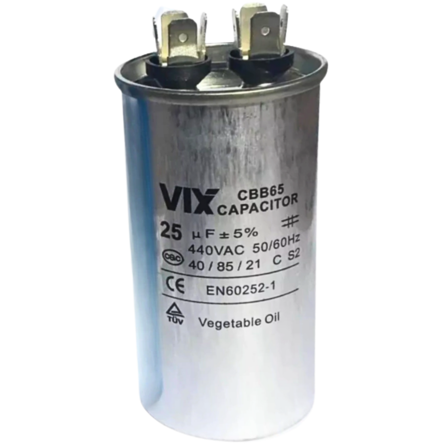 Capacitor Partida 25uF 440V 45x90mm (Fast-on)