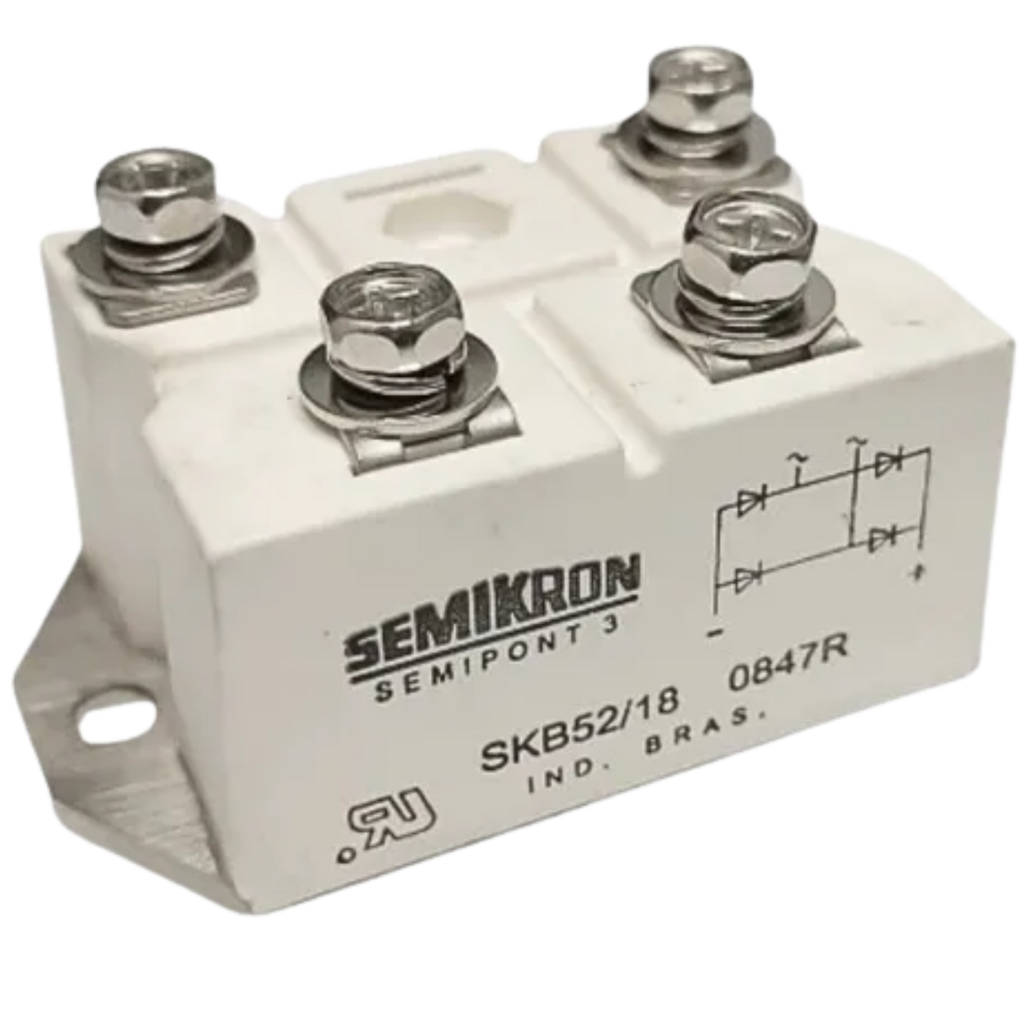 Ponte Retificadora SKB52/18 1800V 50A