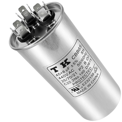 Capacitor De Partida 45uF+8uF 440V 55x105mm (Fast-on)