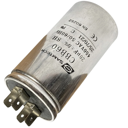 Capacitor De Partida 20uF 450V 40x77mm (Fast-on)