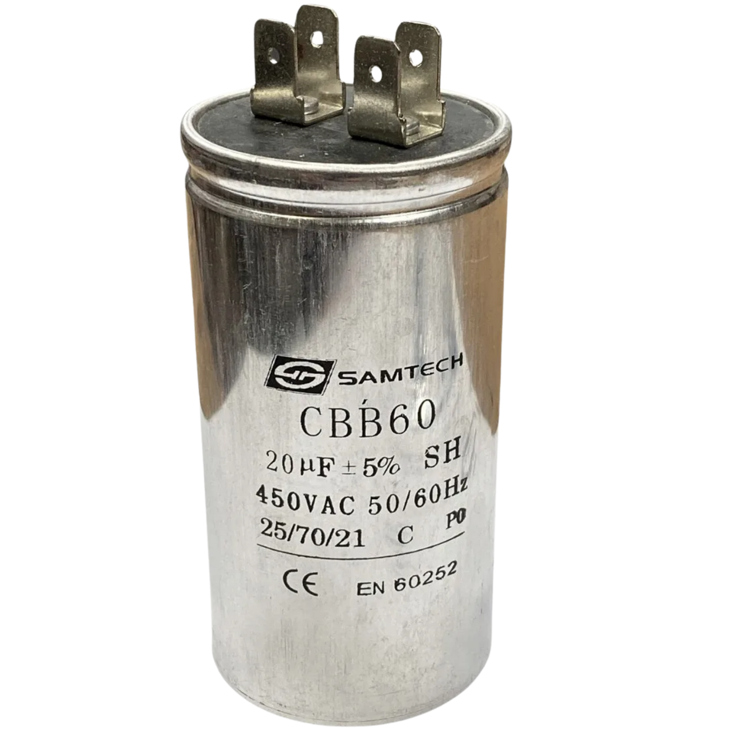 Capacitor De Partida 20uF 450V 40x77mm (Fast-on)