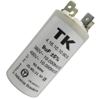 Capacitor De Partida 9uF 400V 34x66mm (Fast-on)