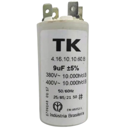 Capacitor De Partida 9uF 400V 34x66mm (Fast-on)